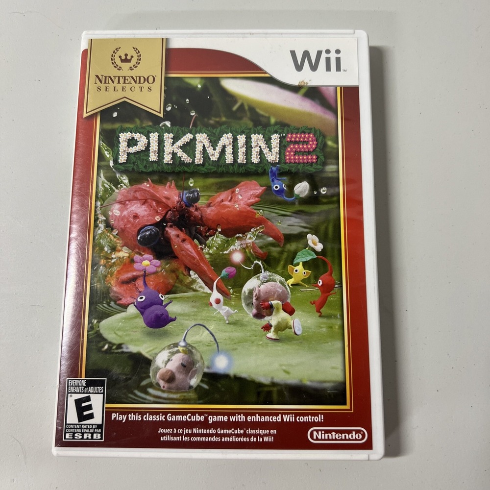 Pikmin 2 (Nintendo Selects) (Nintendo Wii,‎ 2012) CIB, Manual and insert incl.